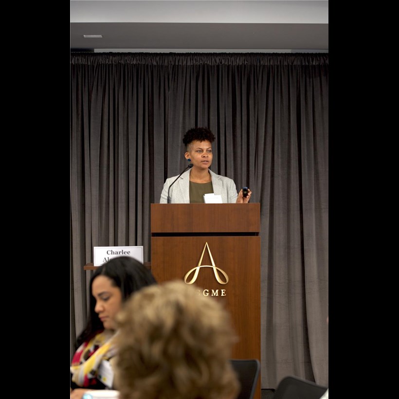 Approximately 200 health care leaders attended the meeting in person, which kicked off last night at a reception where clinicians shared personal stories on well-being. Approximately 700 people across the nation also participated via webcast.