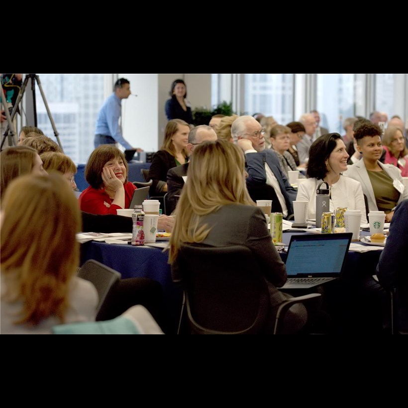 Approximately 200 health care leaders attended the meeting in person, which kicked off last night at a reception where clinicians shared personal stories on well-being. Approximately 700 people across the nation also participated via webcast.