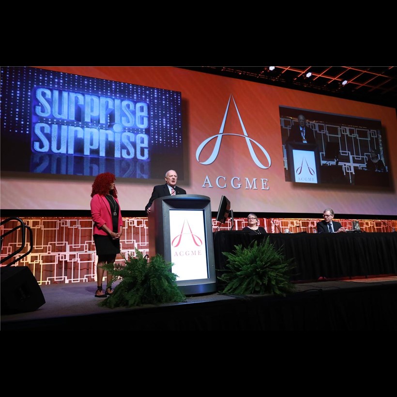 ACGME President and CEO Thomas J. Nasca, MD, MACP announced the renaming of the Debra L. Dooley Program Coordinator Excellence Award at the 2019 Coordinator Forum, a pre-conference to the ACGME Annual Educational Conference