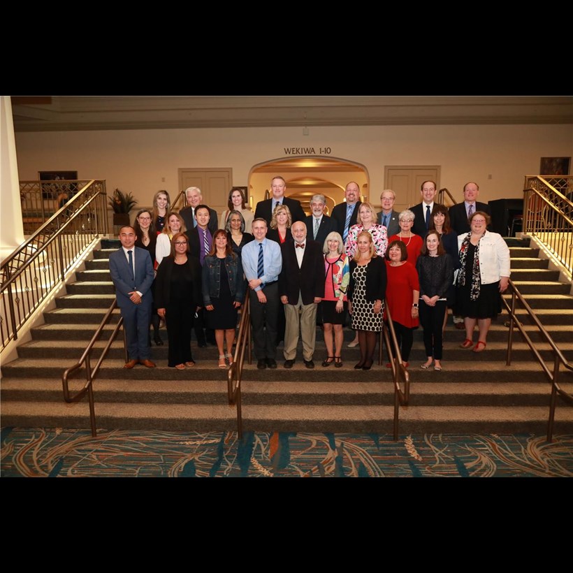 2019 Awardees gather together at the Annual Educational Conference