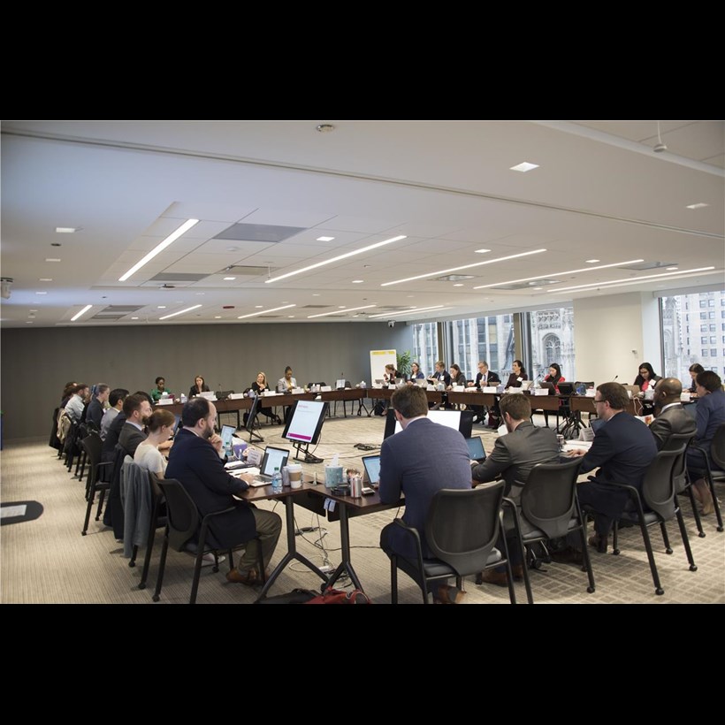Dr. Rialon lead her final Council of Review Committee Residents meeting in May 2019